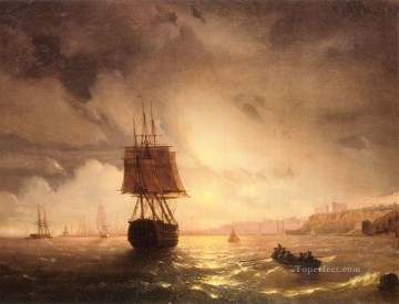 The Harbor At Odessa On The Black Sea Ivan Aivazovsky Oil Paintings